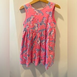 Pink Chick Pink Dinosaur birthday party dress size 4